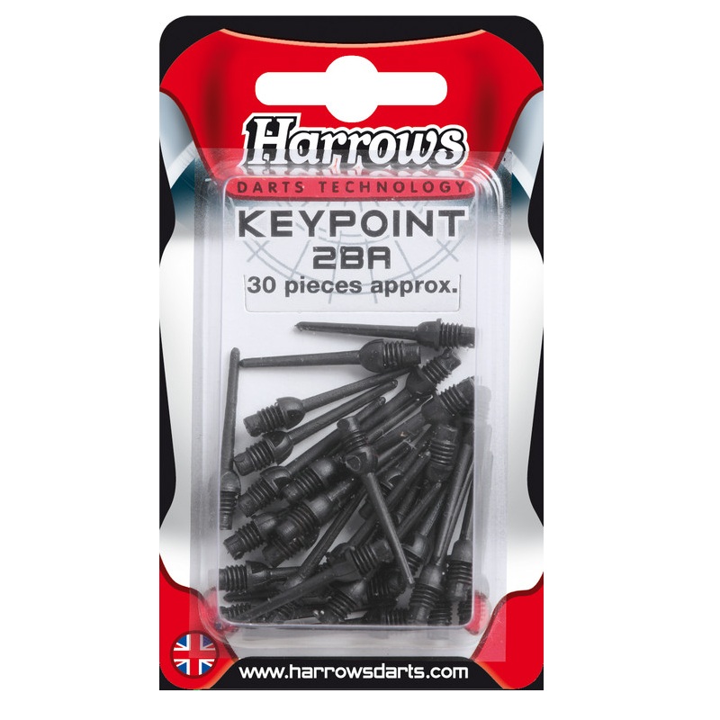 Hroty HARROWS Keypoint soft 2ba 30ks černé
