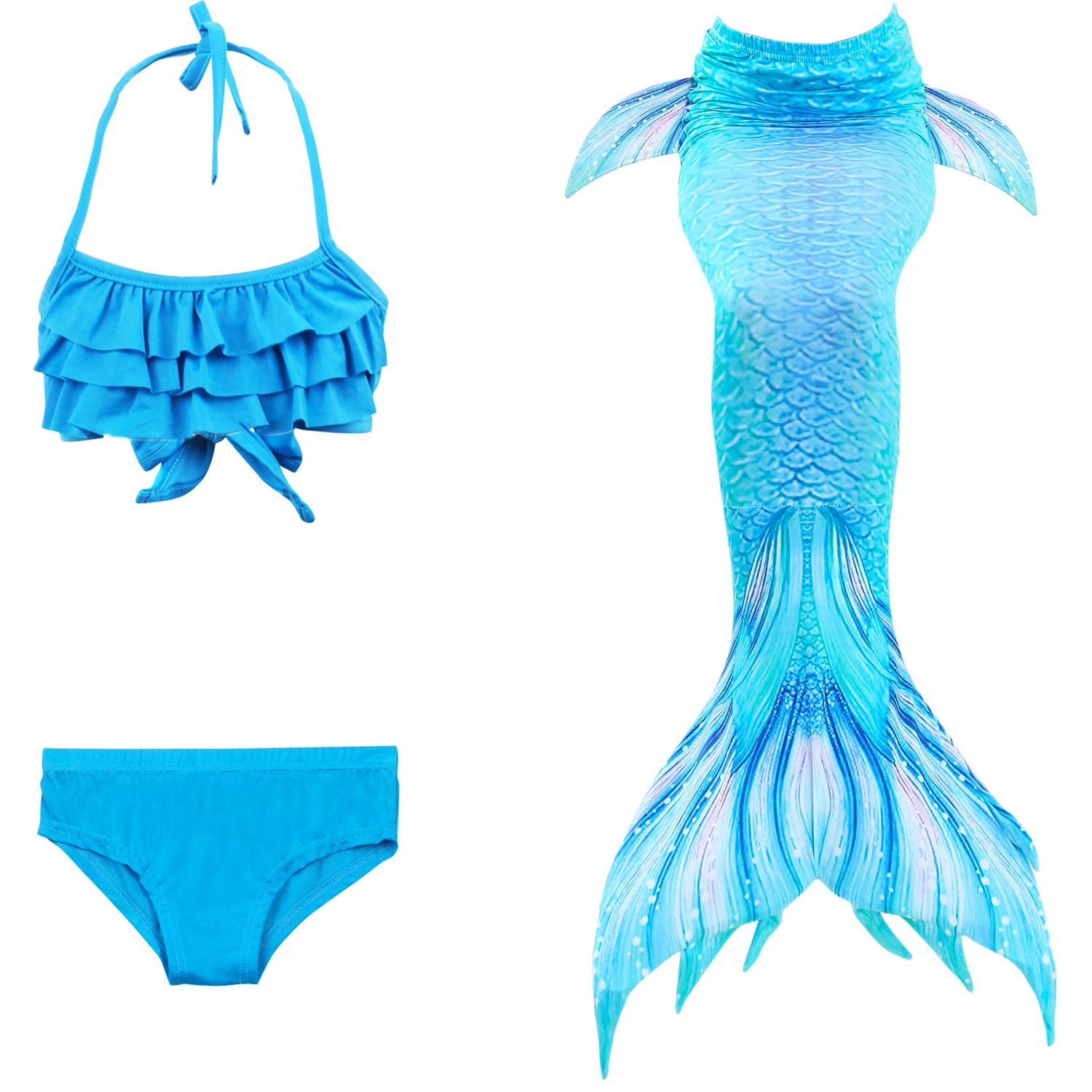 Kostým a plavky mořská panna MASTER Diana - 130 cm