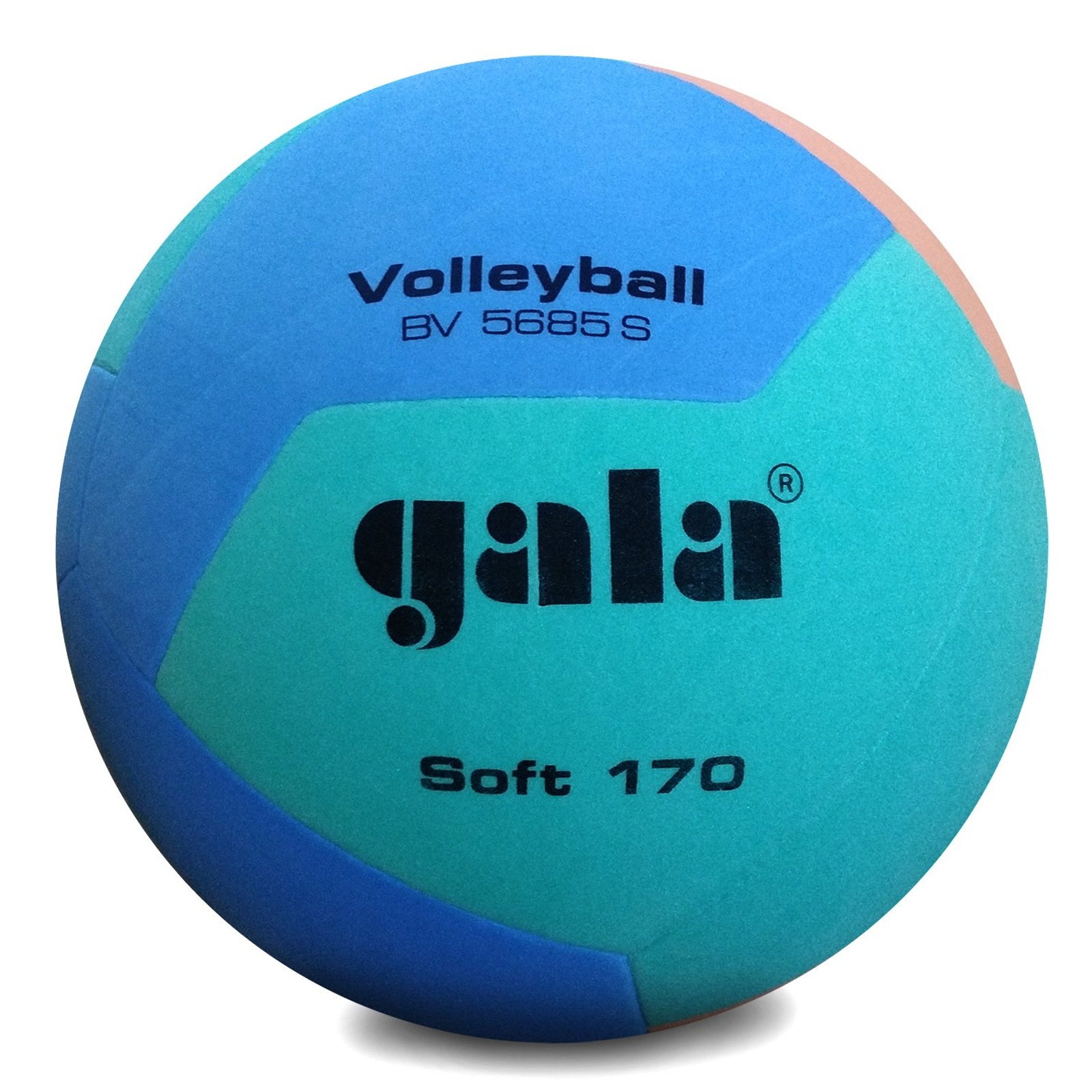 Volejbalový míč GALA Soft 170 BV5685S zeleno-oranžovo-modrý