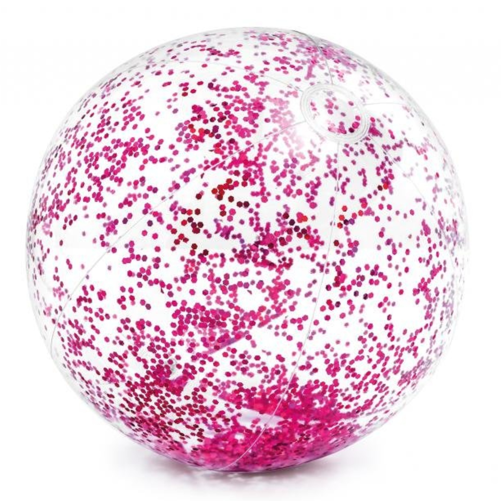 Nafukovací plážový míč INTEX Glitter 71 cm - růžový