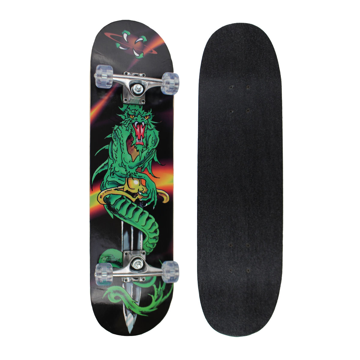 Levně Skateboard SPARTAN Super Board - Dragon