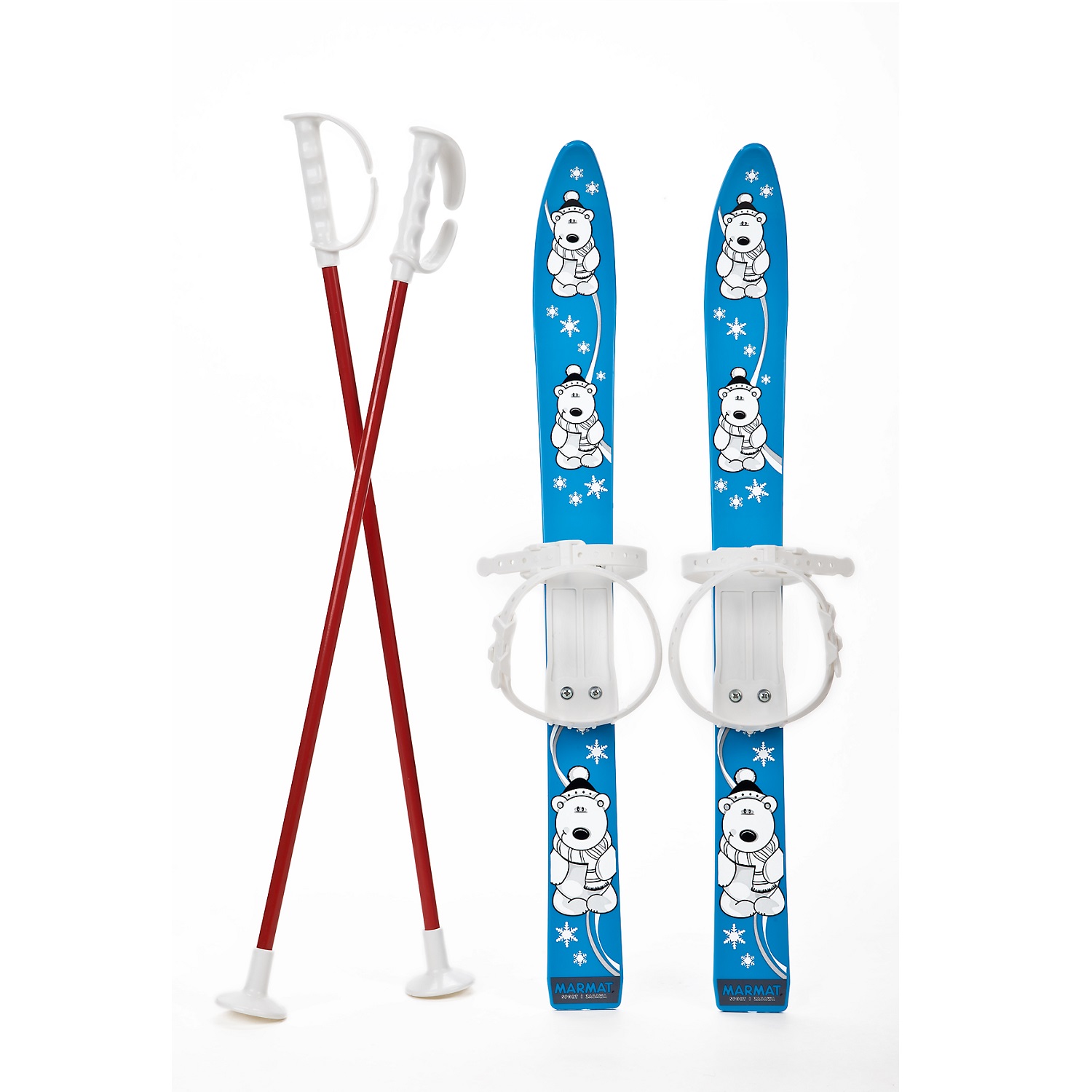 Levně Baby Ski 70 cm - dětské plastové lyže - modré