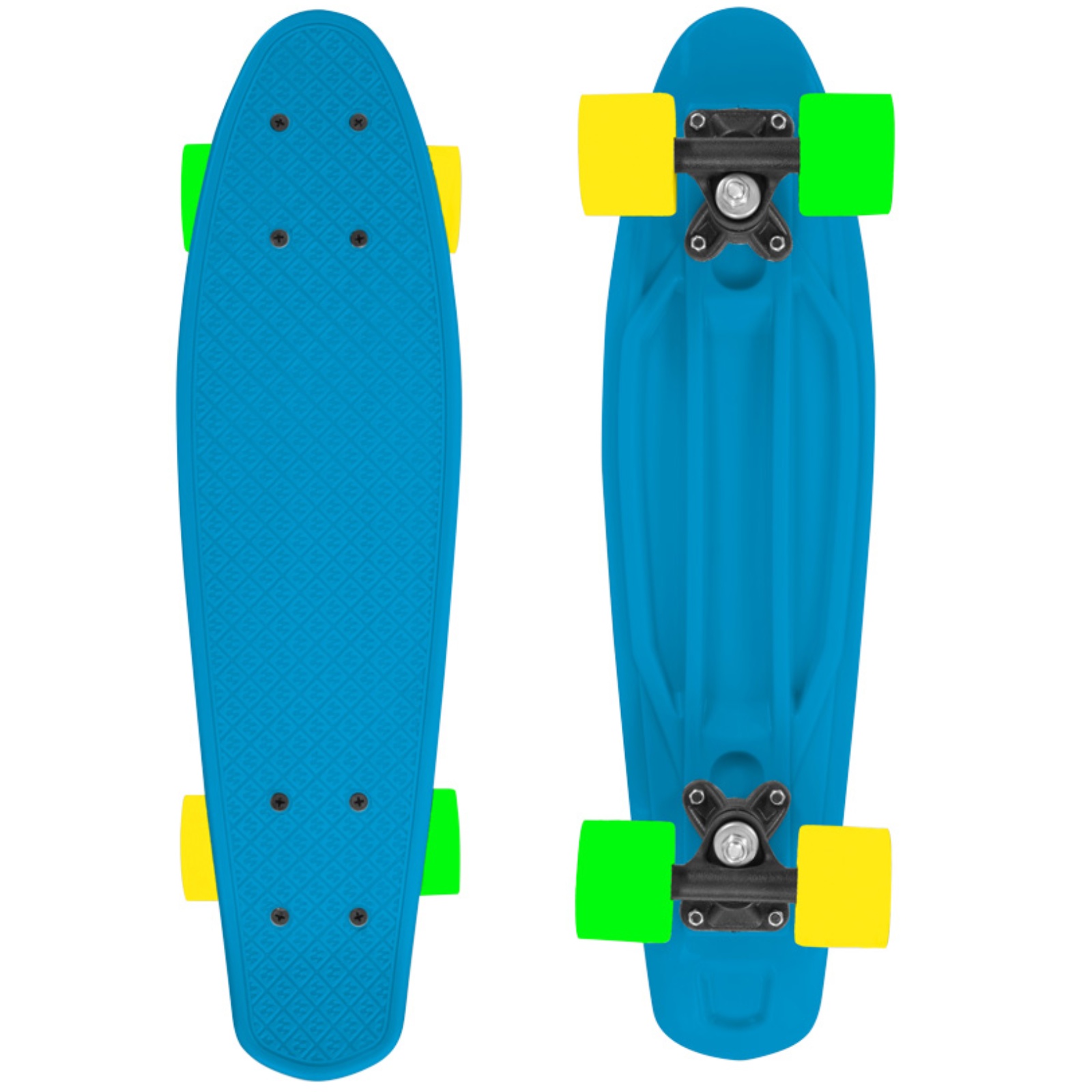 Skateboard STREET SURFING Fizz Board - modrý