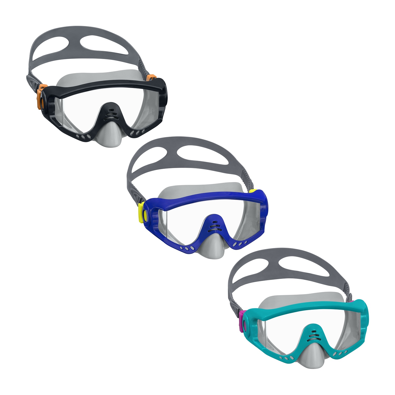 Levně Potápěčské brýle BESTWAY Hydro-Pro Splash Tech 22044 - černé