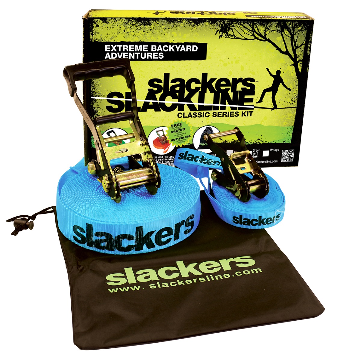 Levně Slackline SLACKERS Classic - 15 m