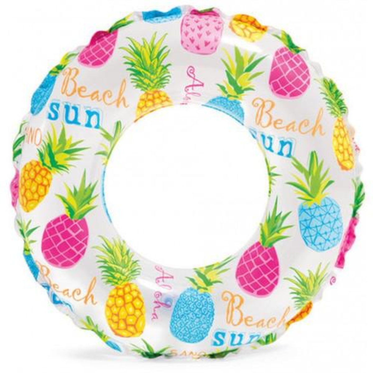 Levně Nafukovací kruh INTEX s potiskem 51 cm - ananas