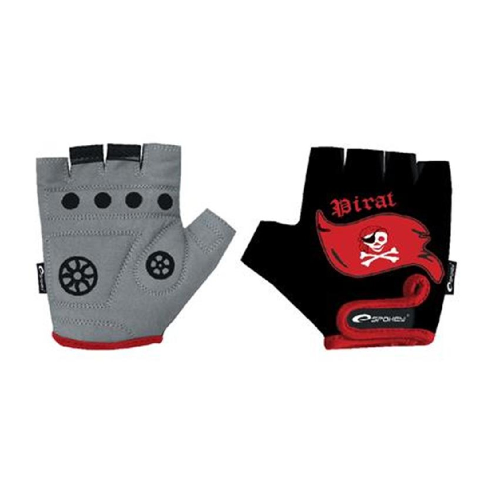 Levně Dětské cyklo rukavice SPOKEY Pirate Glove