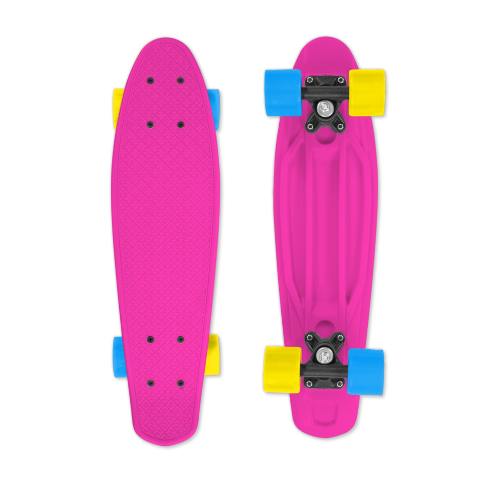 Skateboard STREET SURFING Fizz Board - růžový