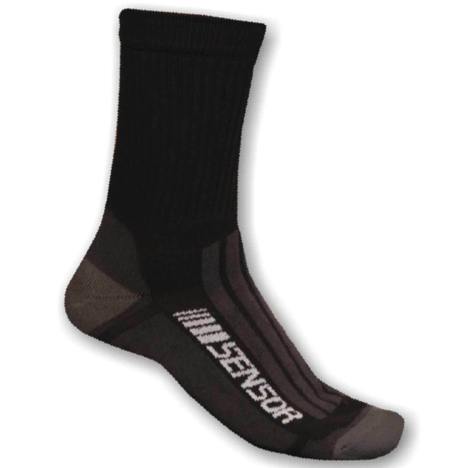 Ponožky SENSOR Treking Merino černo-šedé - vel. 6-8