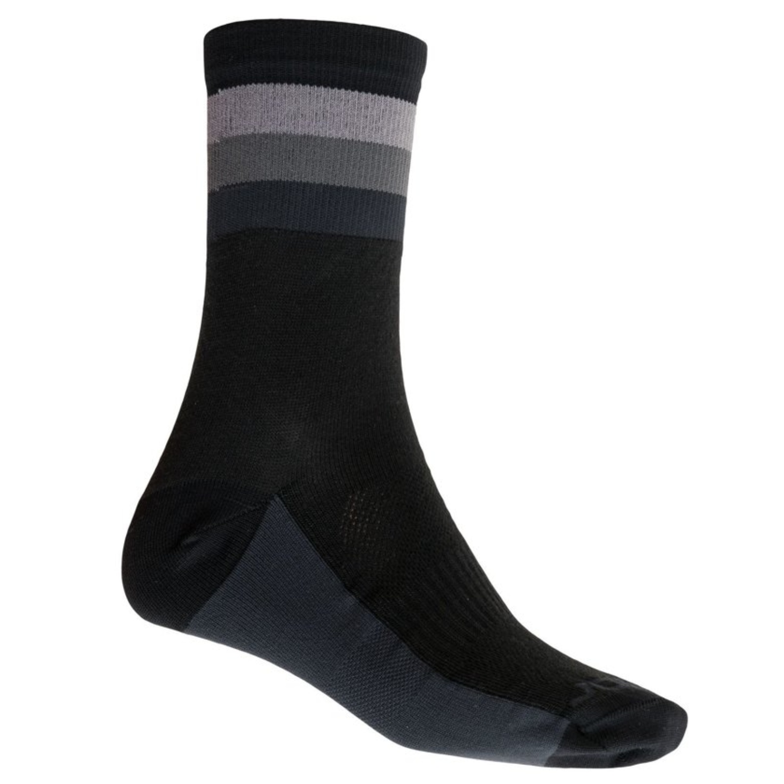 Sensor ponožky Coolmax Summer Stripe černá-šedá