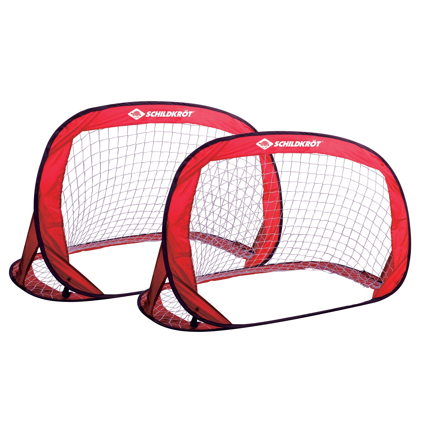 Levně Set fotbalových branek SCHILDKROT Pop-Up Goals - 125 x 80 cm