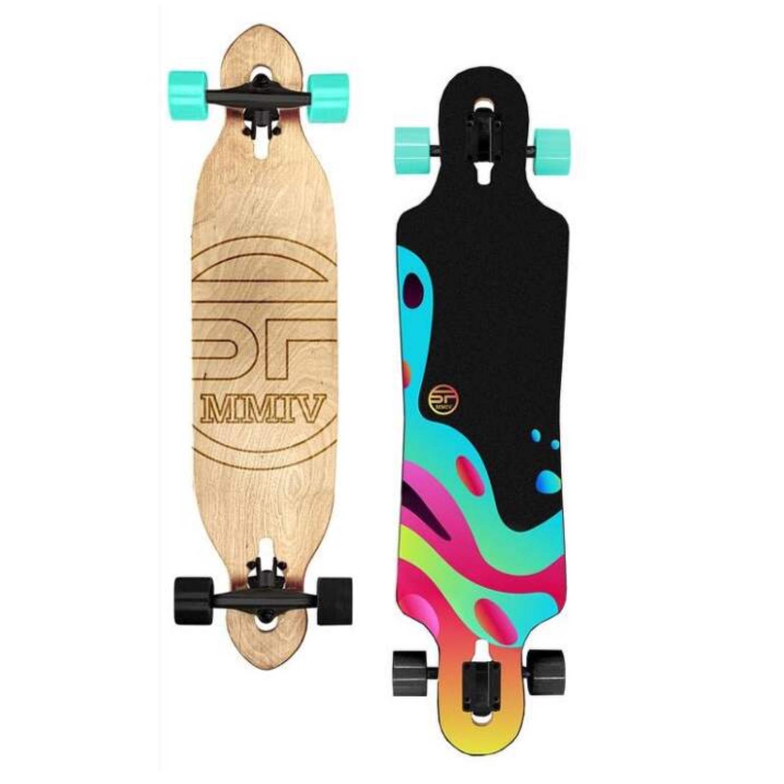 Levně Longboard SPOKEY Longbay Pro barevný