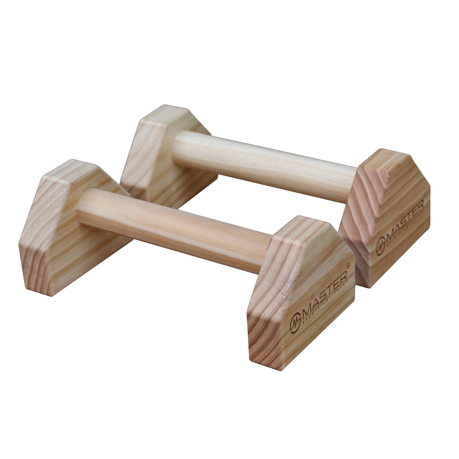 Levně Push Up Bar MASTER - podpěra na kliky dřevěné stálky 30 x 13 x 10,5 cm