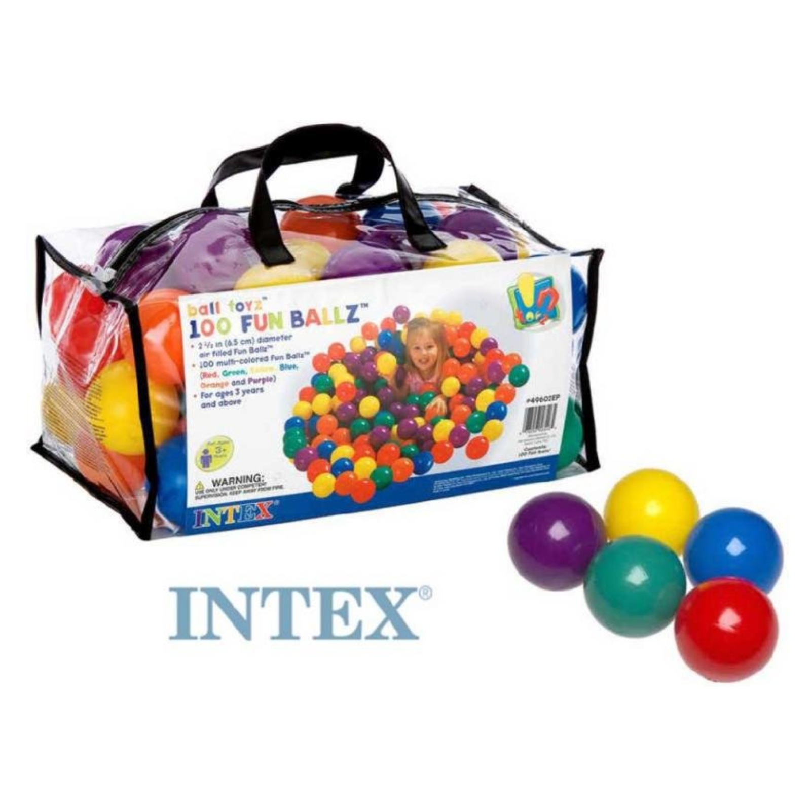 Intex Míčky pro hrací kouty 6,5 cm