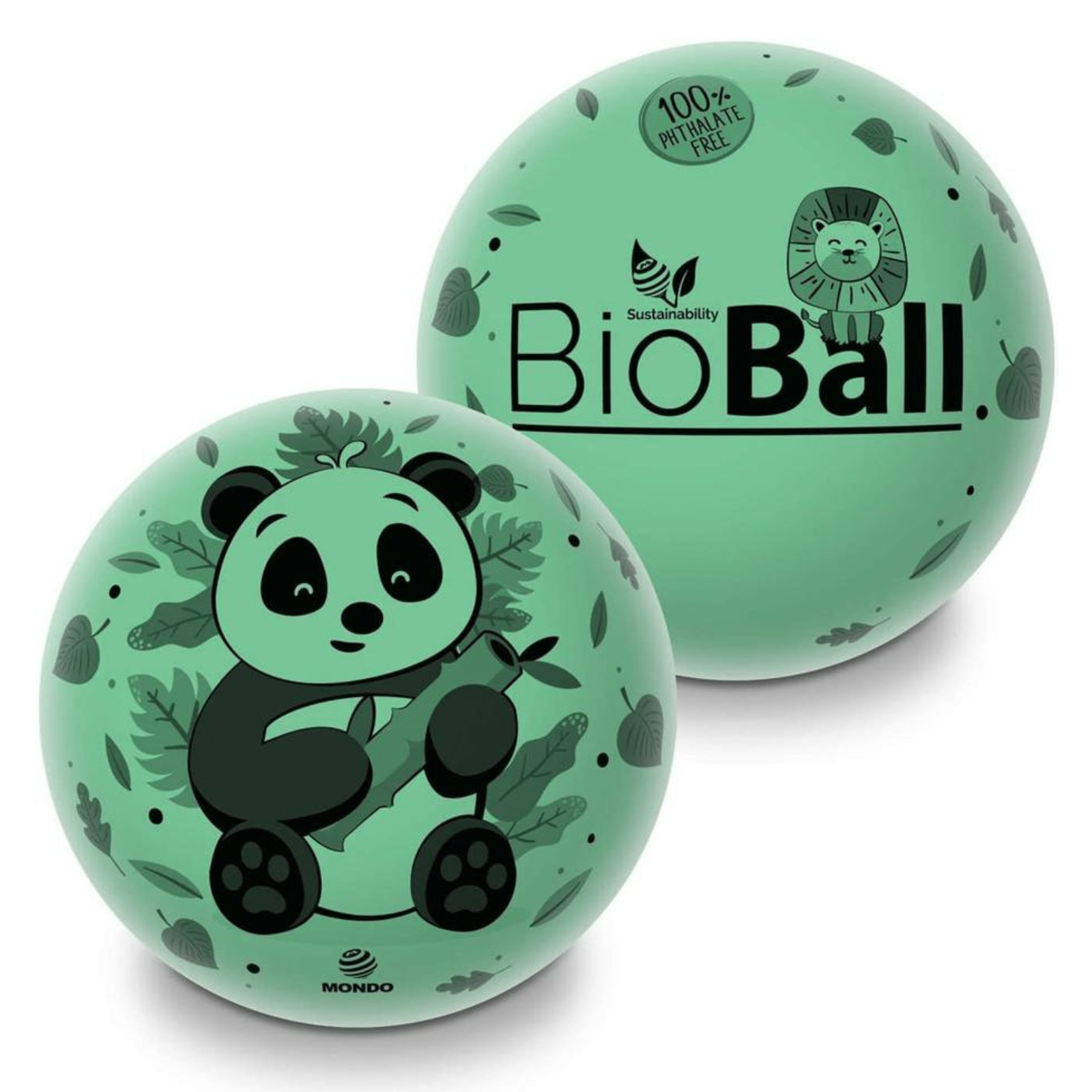 Levně Míč dětský MONDO - Bioball Panda 23 cm - zelený