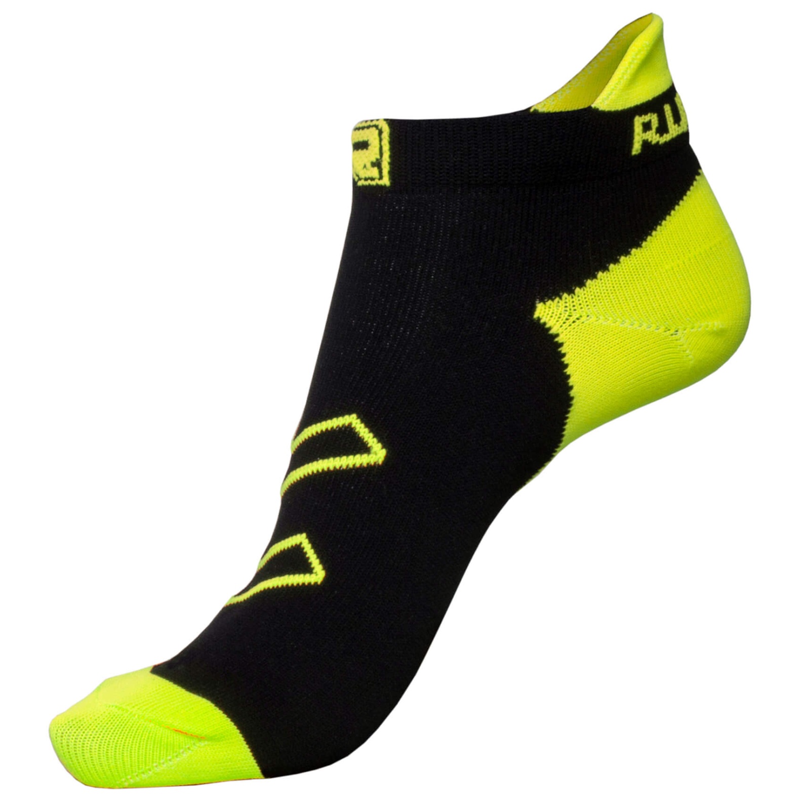 Levně Ponožky RUNTO Market černo-žluté, vel. 35-38