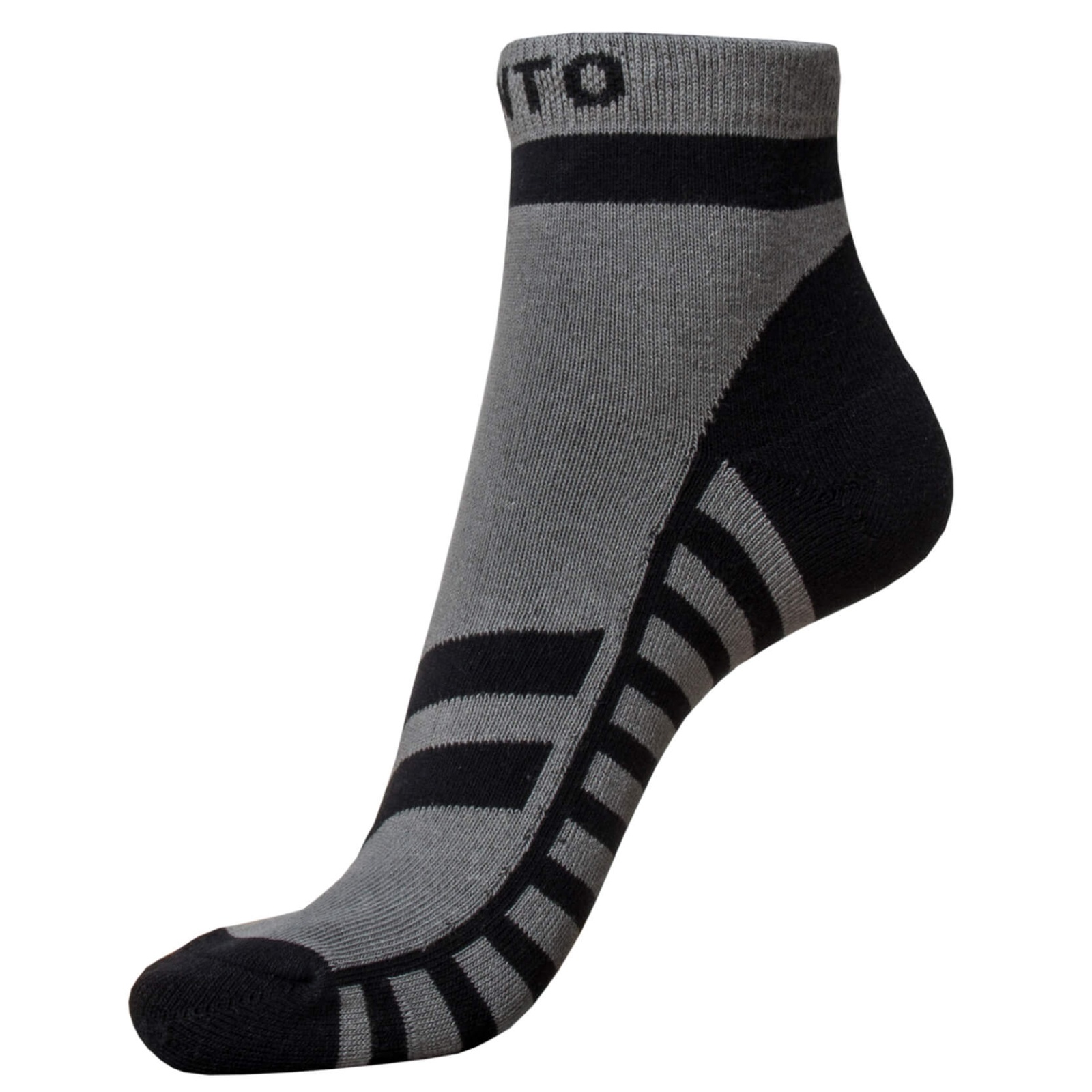 Levně Ponožky RUNTO Market šedé, vel. 39-42