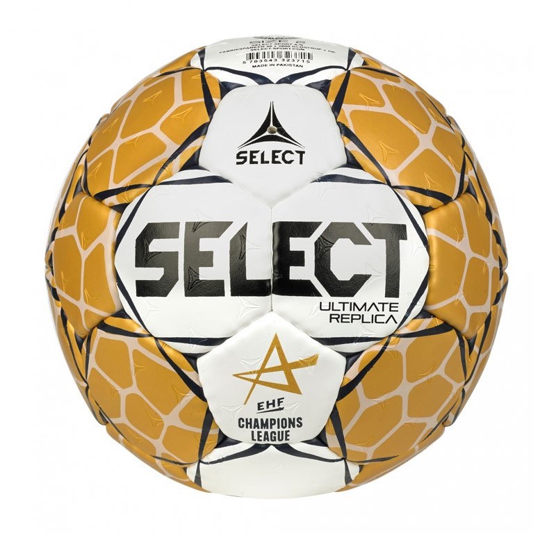 Levně Házenkářský míč SELECT HB Ultimate replica EHF Champions League 2 - bílo-zlatá
