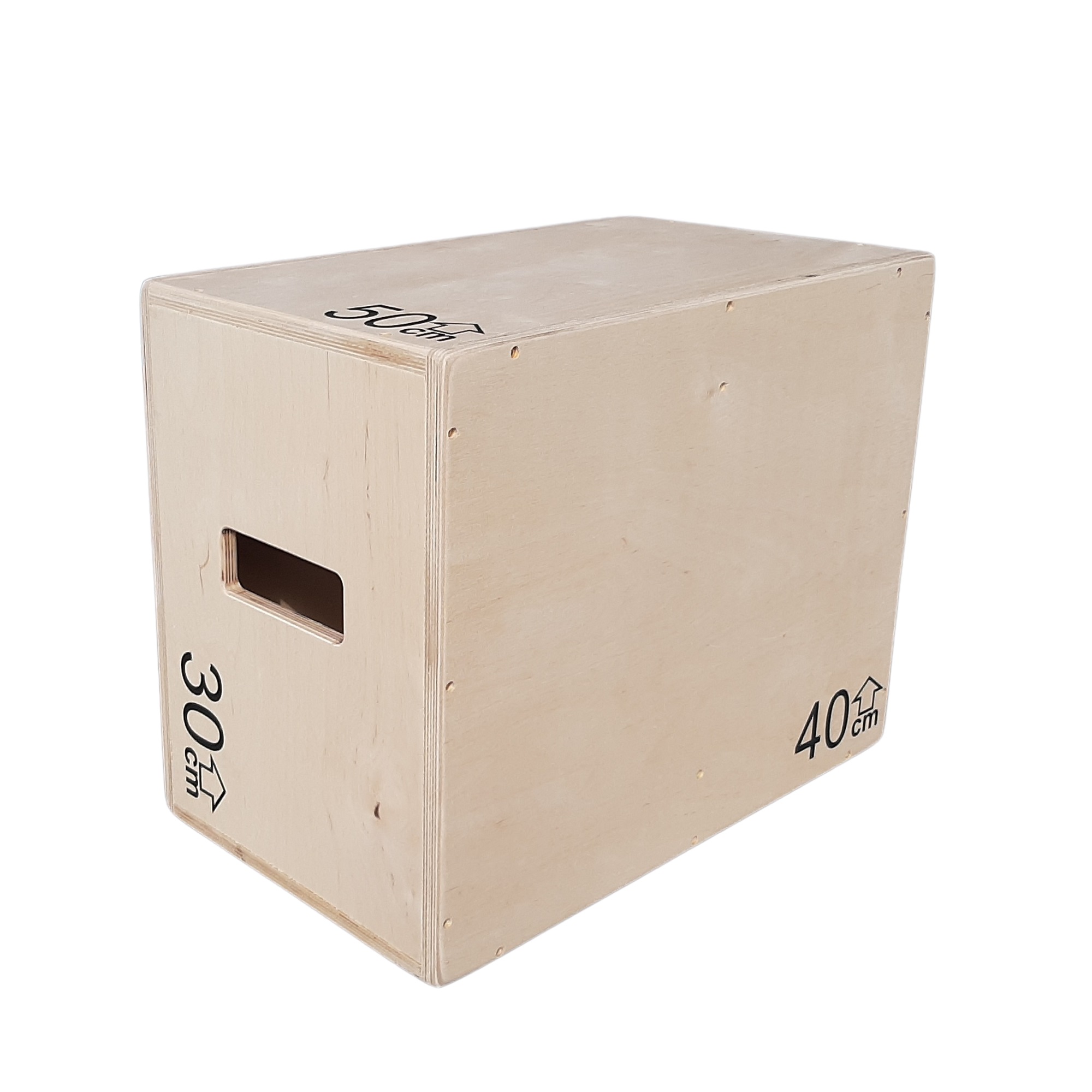 Levně Tréninkový plyo box MASTER wood 50 x 40 x 30 cm