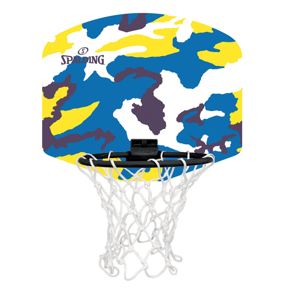 Levně Basketbalový koš s deskou SPALDING Camo MicroMini