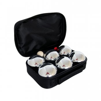 Petanque sada MASTER 6 chromovanch koul obal nylon