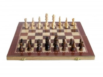 Šachy dřevěné 96 C03 - 39 x 39 cm