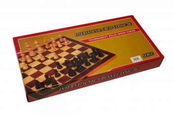 Šachy dřevěné Extra - 50 x 50 cm