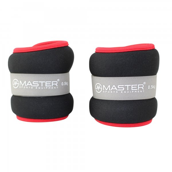 Kondiční zátěž na zápěstí a nohy MASTER 2 x 0,5 kg - neopren