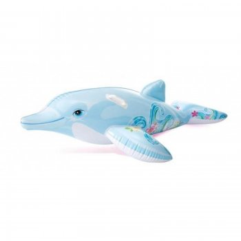 Nafukovací delfín INTEX s úchyty 175 x 66 cm