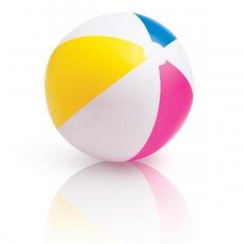 Nafukovací plážový míč INTEX barevný 61 cm