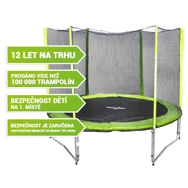 Trampolna MASTERJUMP 182 cm s vnj st