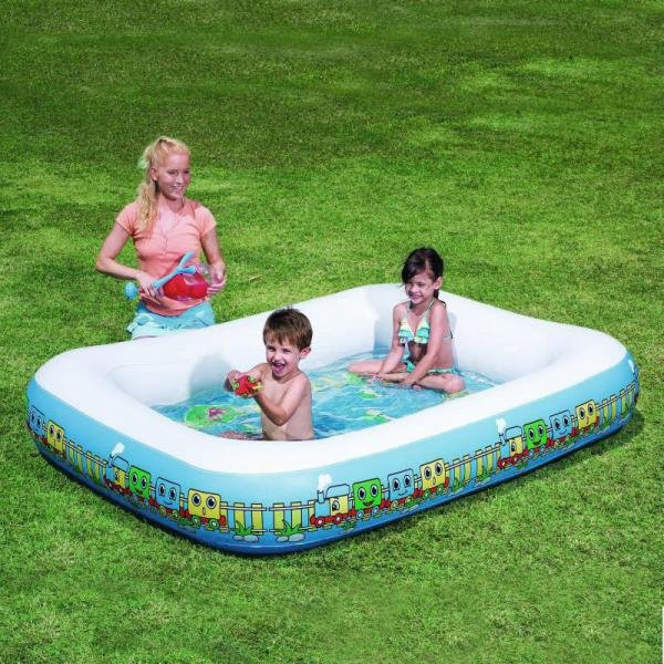 Nafukovací bazén BESTWAY 1-2-3 Vlak 200 x 150 cm