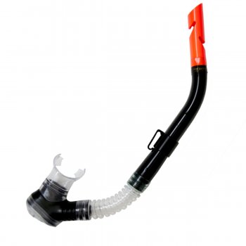 Šnorchl WAVE Dry Top s ventilkem lomený