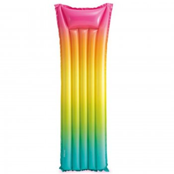 Nafukovací lehátko INTEX Rainbow Ombre 183 x 69 cm