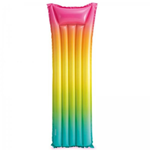 Nafukovac lehtko INTEX Rainbow Ombre 183 x 69 cm