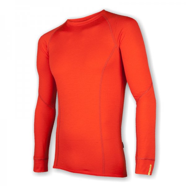 Triko dl. ruk. SENSOR Merino Wool Thermo pnsk ern - vel. XL