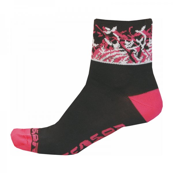 Ponožky SENSOR Race Evolution Flowers 3-5 černé