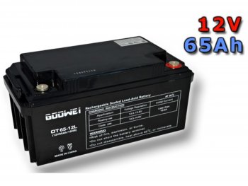 Trakční gelová baterie GOOWEI OTL65-12 65Ah