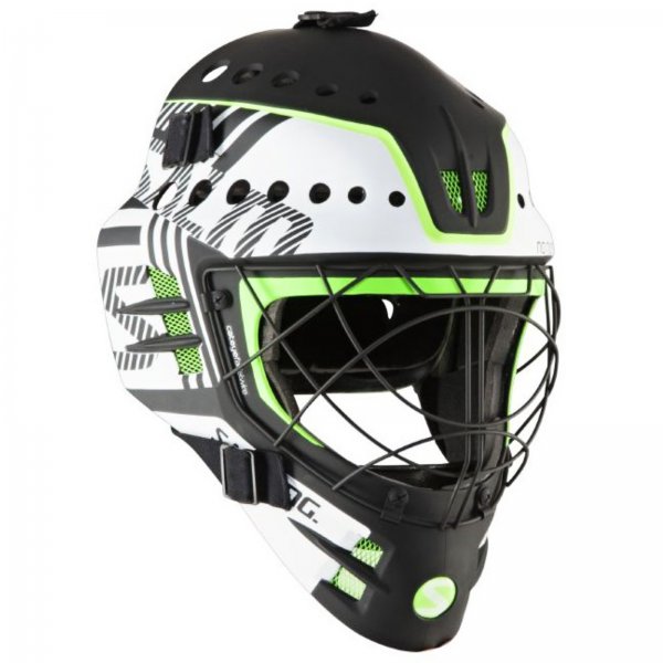 Florbalov maska SALMING Travis Elite Helmet blo-zelen