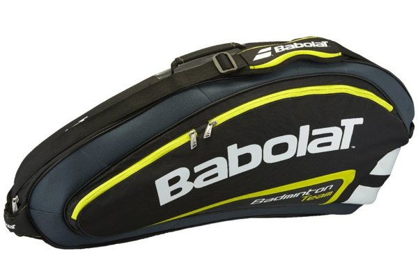 Badmintonov taka BABOLAT Team Line Racket Holder X4 - erno-lut