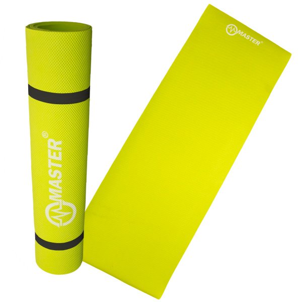 Podloka na cvien MASTER Yoga EVA 4 mm - 173 x 60 cm - zelen