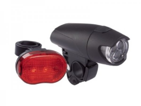 Sada svtel MAXBIKE JY-180-3 pedn + JY-006T zadn