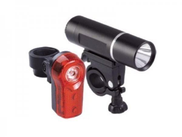 Sada světel MAXBIKE JY-246 přední + 173A zadní