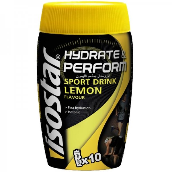 Isotonick iontov npoj ISOSTAR Hydrate & Perform 400 g - citron