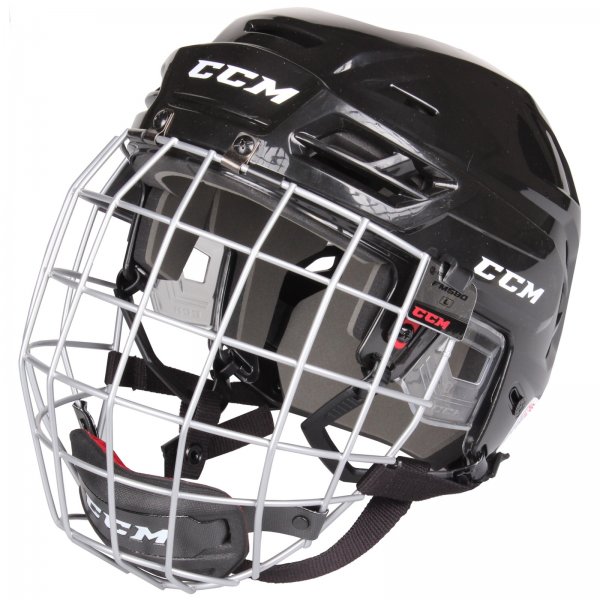 Hokejov helma CCM Resistance 100 Combo ern - vel. M