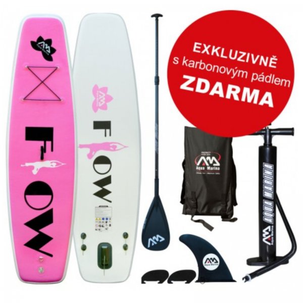 Paddleboard AQUA MARINA Flow - Yoga & Fitness