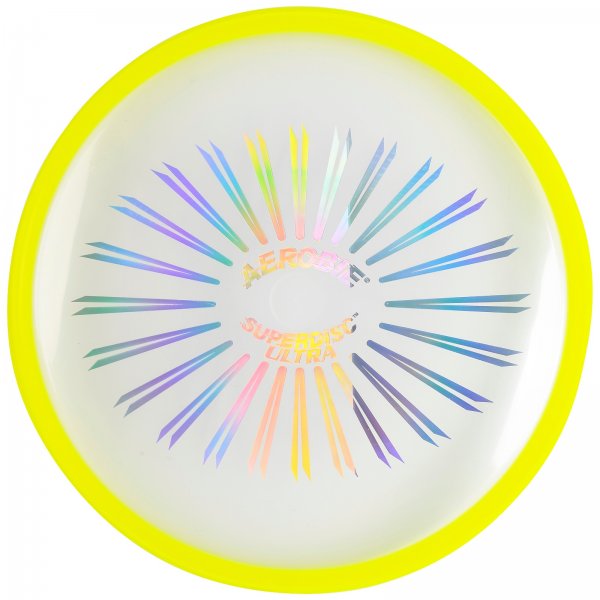 Frisbee - létající talíř AEROBIE Superdisc Ultra - žlutý