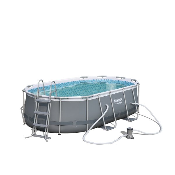 Bazn BESTWAY Power Steel Pool 424 x 250 x 100 cm set s kartuovou filtrac