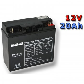 Trakn gelov baterie GOOWEI OTL20-12 20Ah