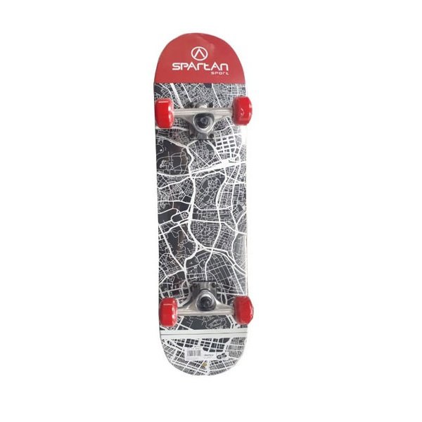 Skateboard SPARTAN Utop Board Skull